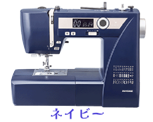 ジャノメ SEWLA ソーラ(ネイビー)コンピュータミシン　フットコントローラー特別付属!