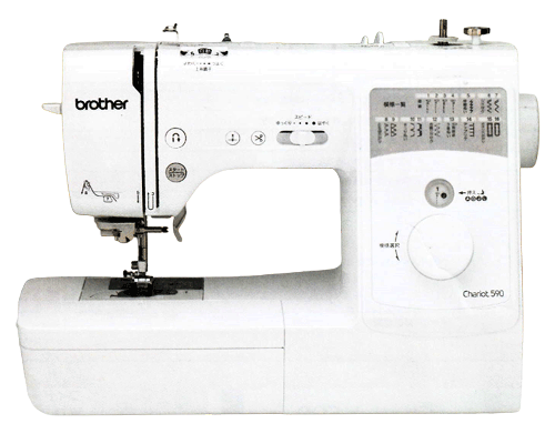 ブラザー家庭用コンピューターミシン　シャリオ590　(CPM4903)